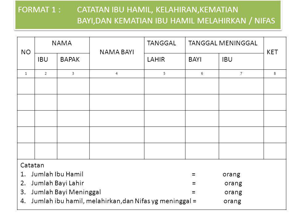 Detail Buku Register Posyandu Balita Nomer 10