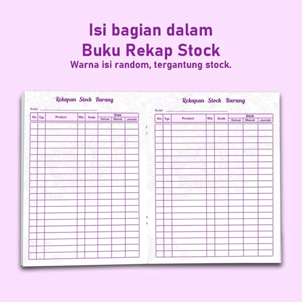 Detail Buku Rekap Penjualan Nomer 3