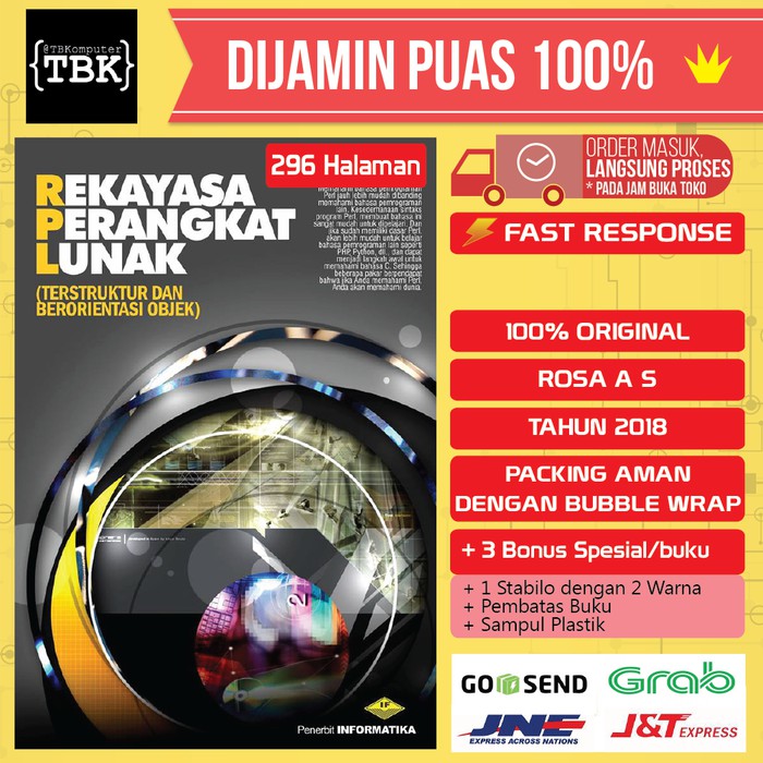 Detail Buku Rekayasa Perangkat Lunak Pengarang Rosa Nomer 40