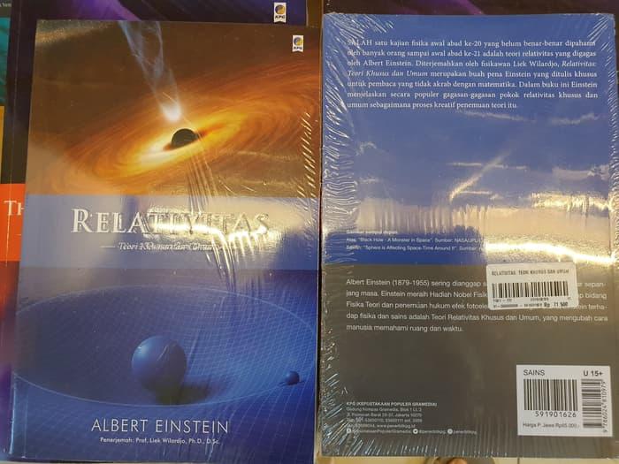 Detail Buku Relativitas Einstein Nomer 47