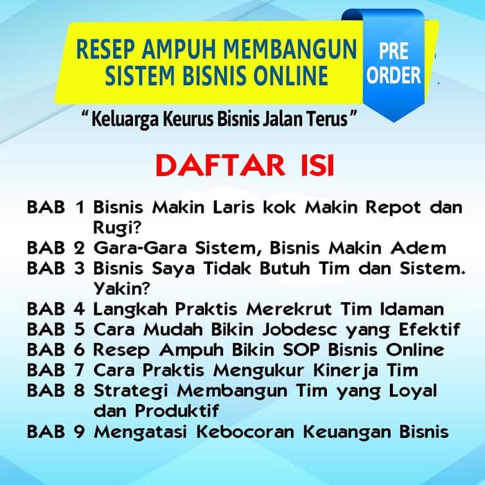 Detail Buku Resep Ampuh Membangun Sistem Bisnis Online Nomer 24