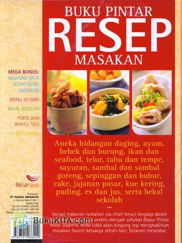 Detail Buku Resep Makanan Nomer 9