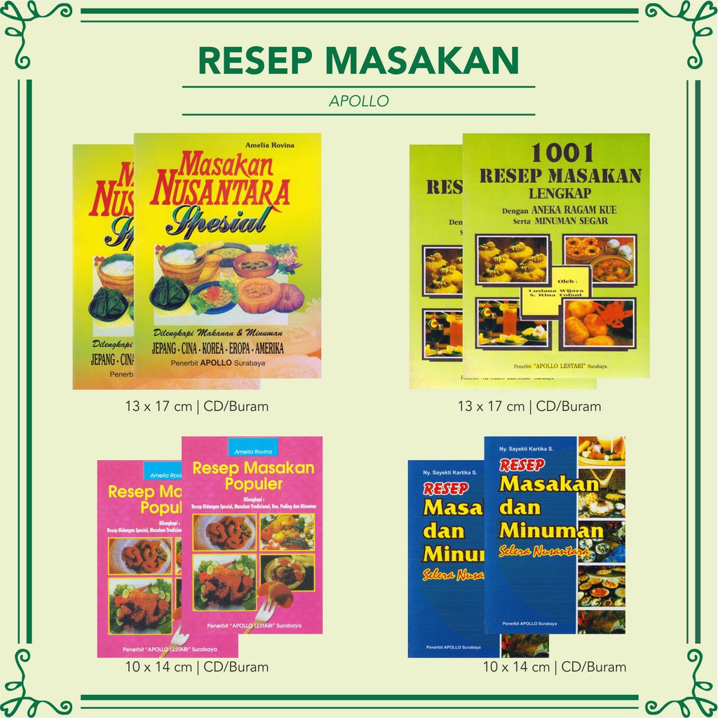 Detail Buku Resep Masakan Nusantara Nomer 46