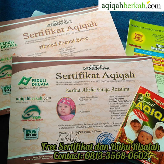 Detail Buku Risalah Aqiqah Nomer 14