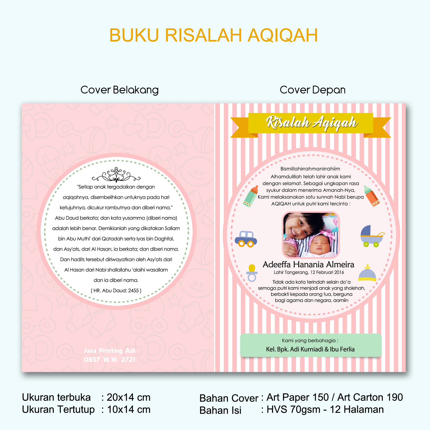 Detail Buku Risalah Aqiqah Nomer 19