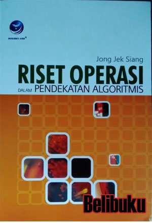 Detail Buku Riset Operasi Nomer 27