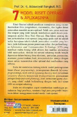 Detail Buku Riset Operasi Nomer 35