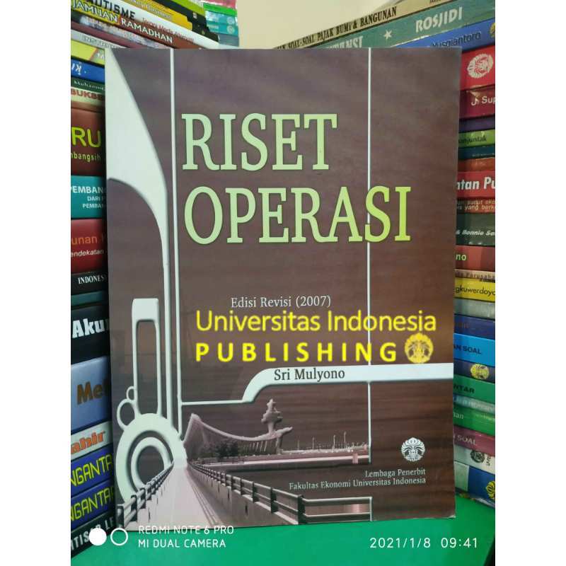 Detail Buku Riset Operasi Nomer 37