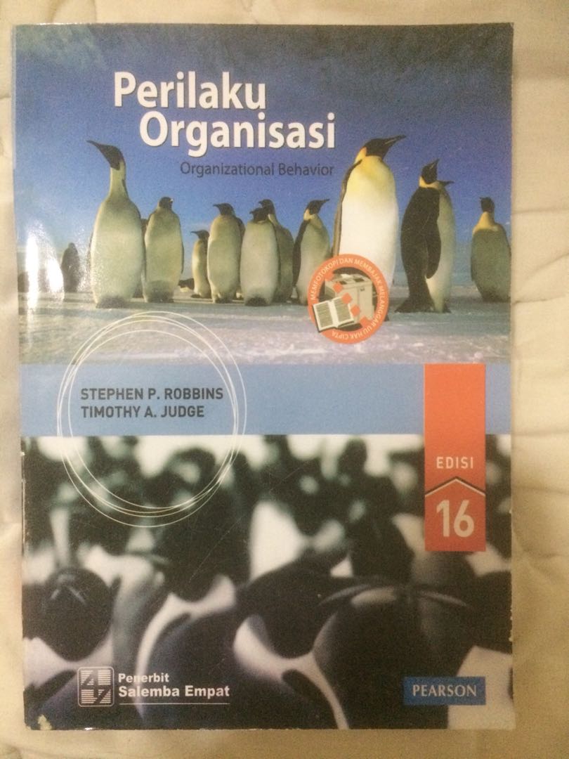 Detail Buku Robbins Perilaku Organisasi Nomer 11