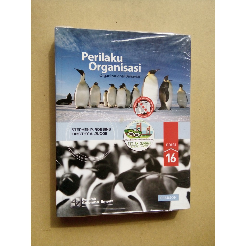 Detail Buku Robbins Perilaku Organisasi Nomer 50