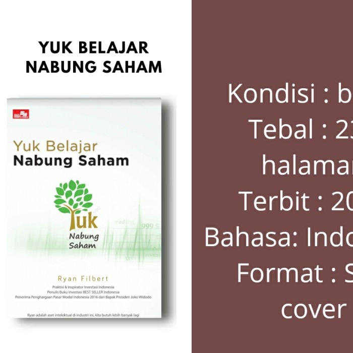 Detail Buku Saham Ryan Filbert Nomer 22