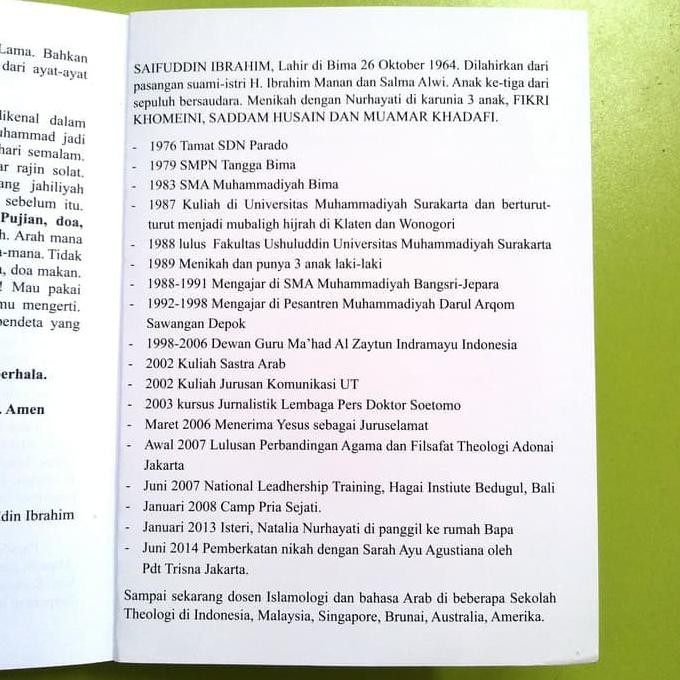 Detail Buku Saifudin Ibrahim Nomer 15