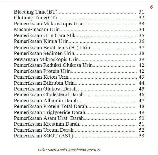 Detail Buku Saku Analis Kesehatan Nomer 15