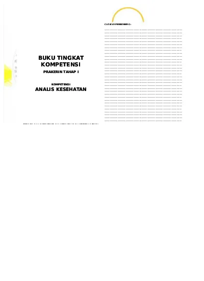 Detail Buku Saku Analis Kesehatan Nomer 29
