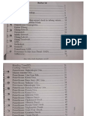 Detail Buku Saku Analis Kesehatan Nomer 6