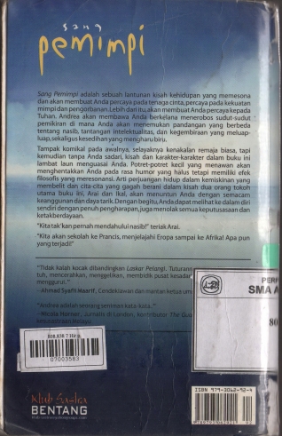 Detail Buku Sang Pemimpi Nomer 40