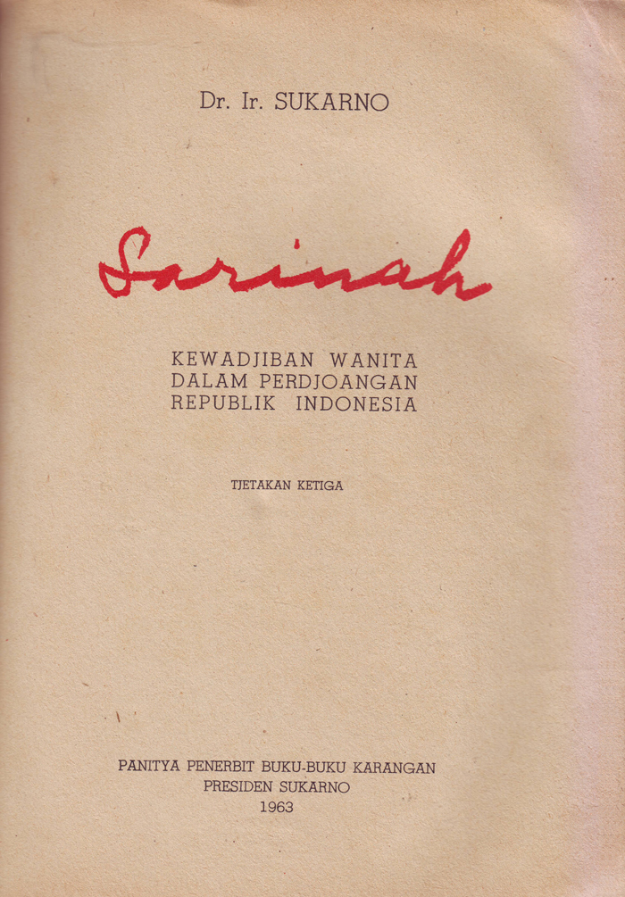 Detail Buku Sarinah Bung Karno Nomer 23