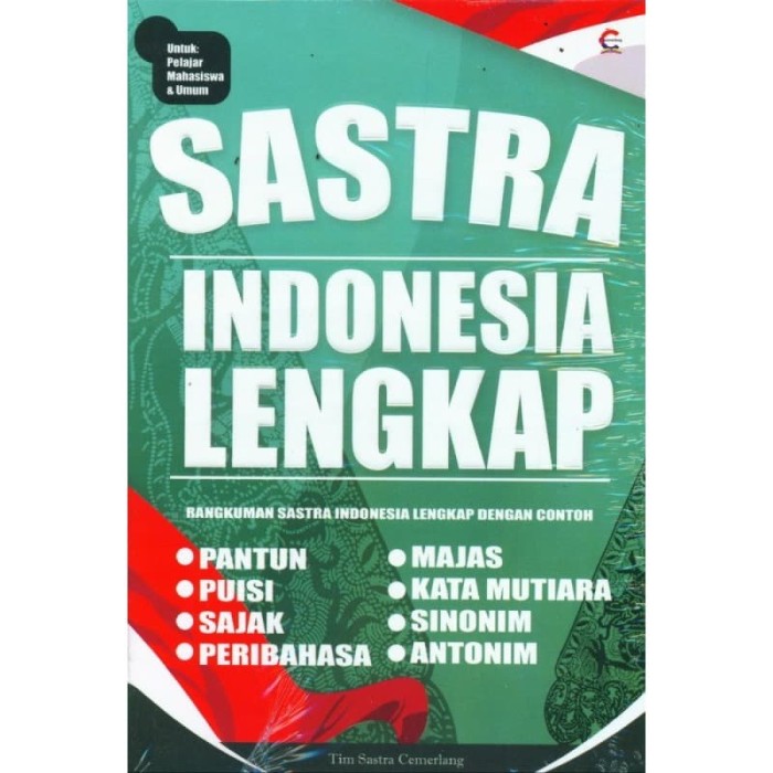 Detail Buku Sastra Indonesia Nomer 4