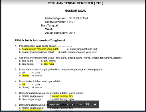 Detail Buku Sbk Kelas 7 Semester 2 Nomer 50