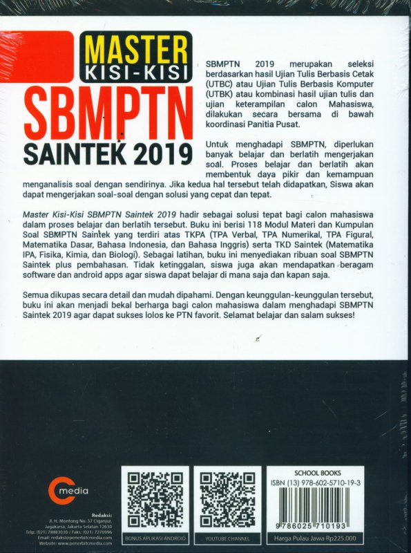 Detail Buku Sbmptn 2019 Saintek Nomer 36