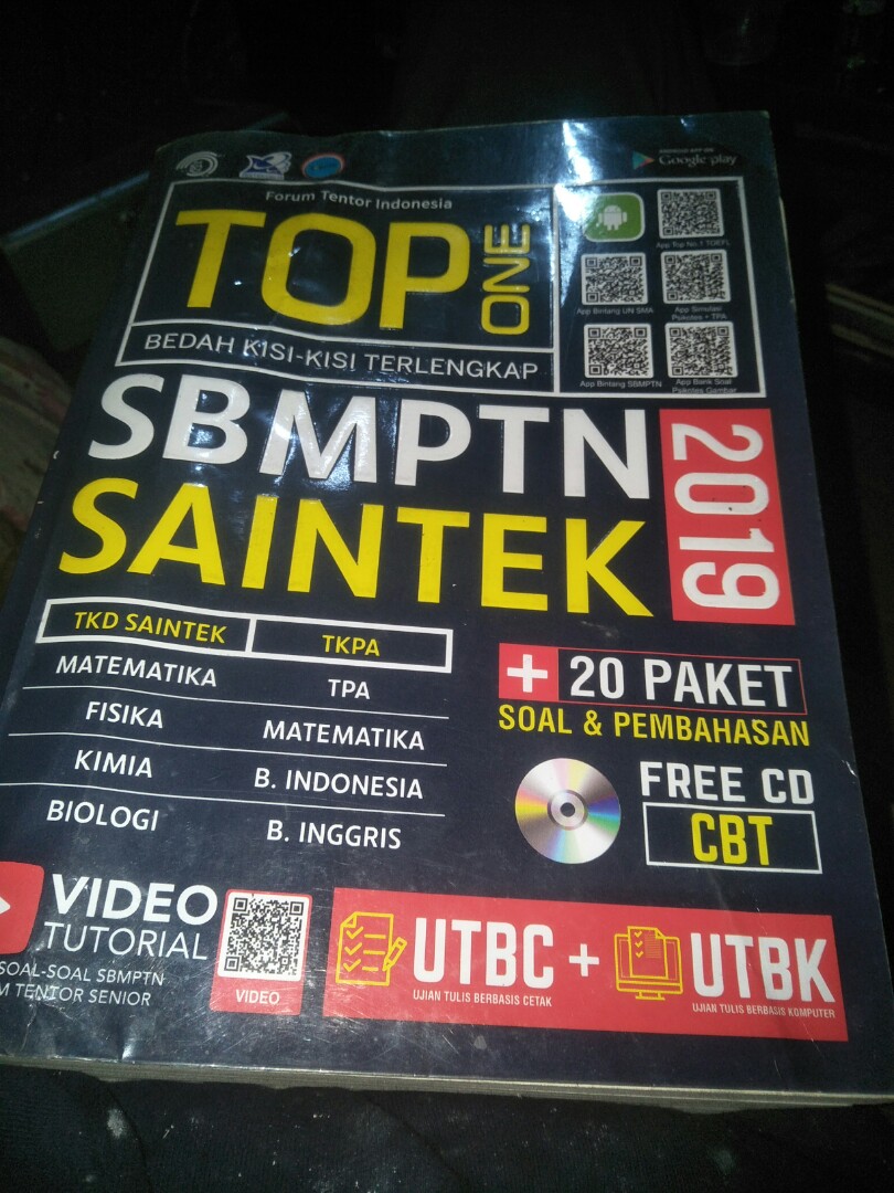 Detail Buku Sbmptn Saintek 2019 Nomer 18