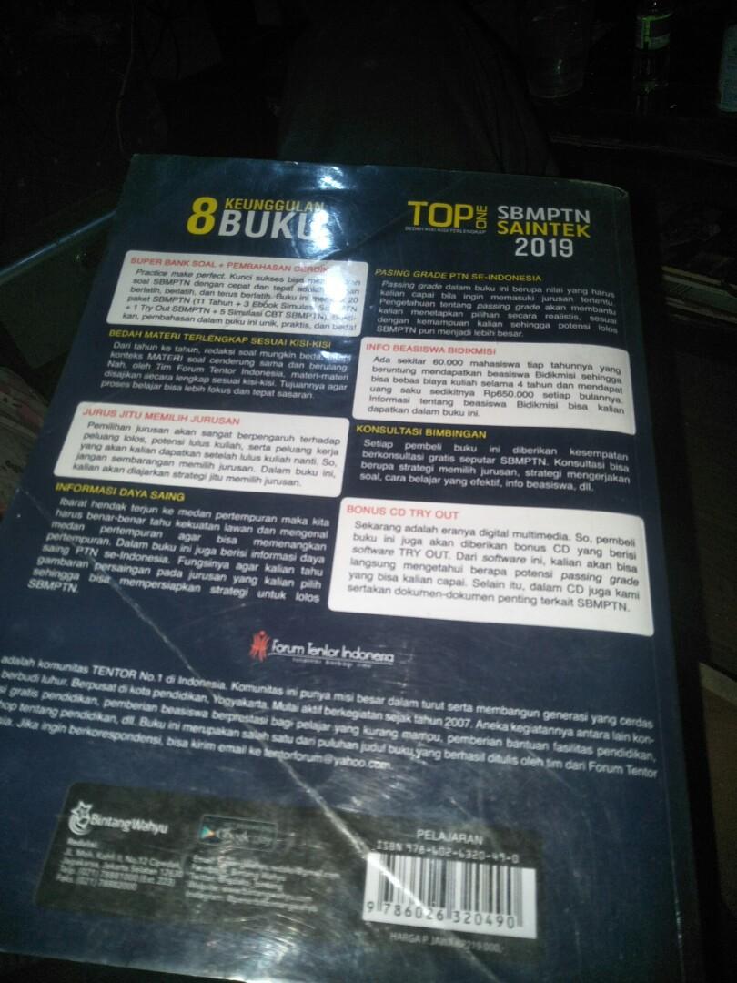 Detail Buku Sbmptn Saintek 2019 Nomer 28