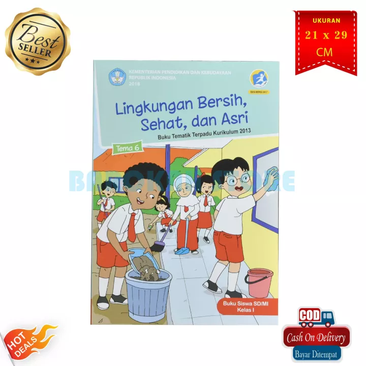 Detail Buku Sd Kelas 1 Kurikulum 2013 Revisi 2017 Nomer 17