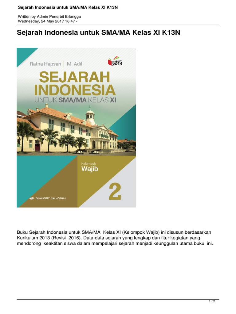 Detail Buku Sejarah Kelas 11 Nomer 12