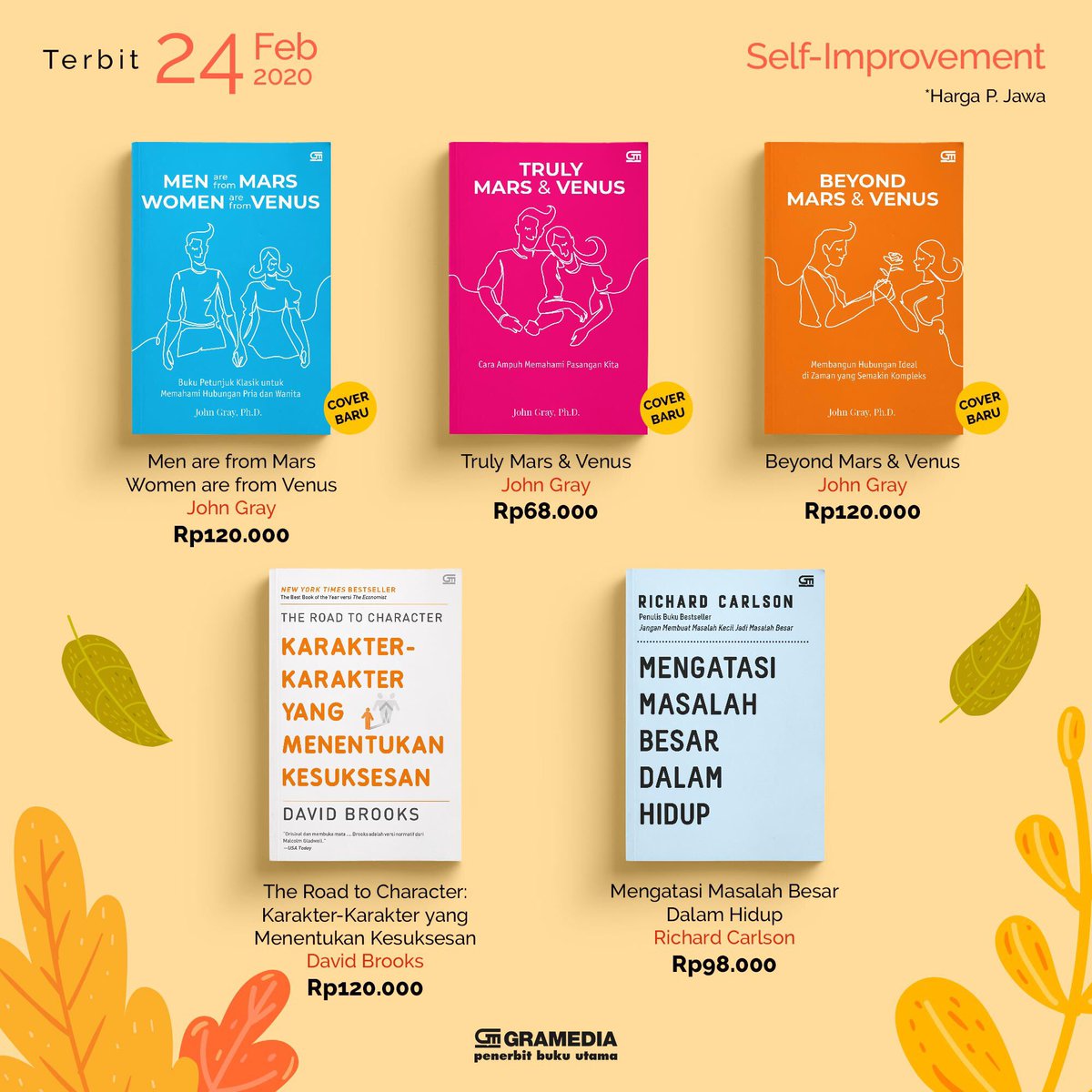 Detail Buku Self Improvement Best Seller 2020 Nomer 8