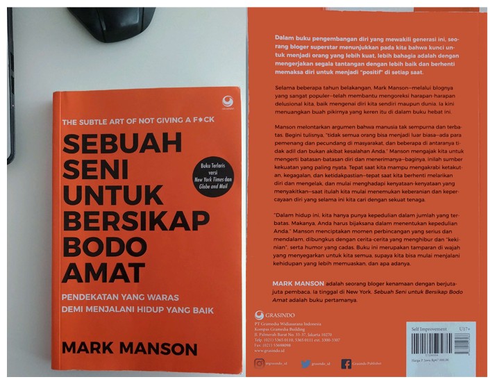 Detail Buku Seni Bersikap Bodo Amat Nomer 16