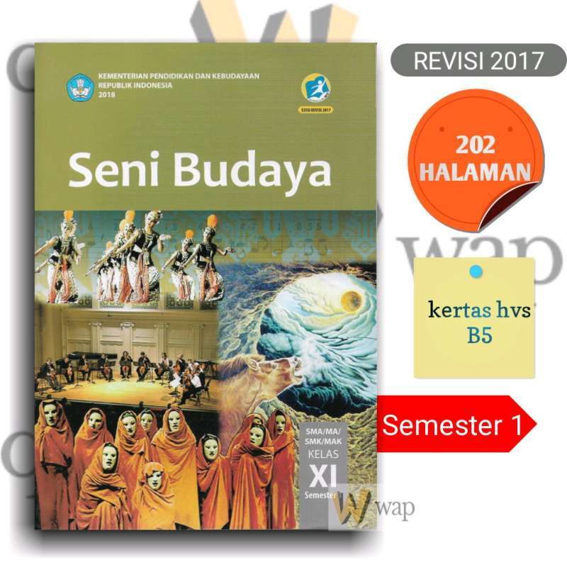 Detail Buku Seni Budaya Kelas 11 Kurikulum 2013 Revisi 2017 Nomer 39