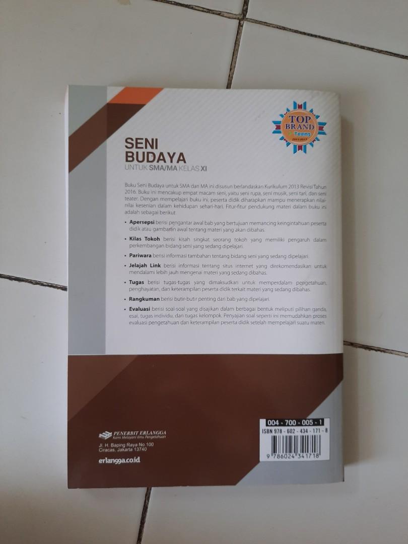 Detail Buku Seni Budaya Kelas 11 Penerbit Erlangga Nomer 30