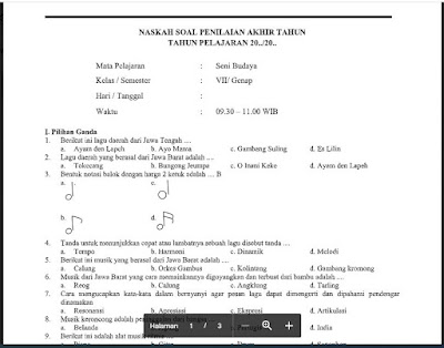 Detail Buku Seni Budaya Kelas 7 Kurikulum 2013 Revisi 2017 Nomer 51