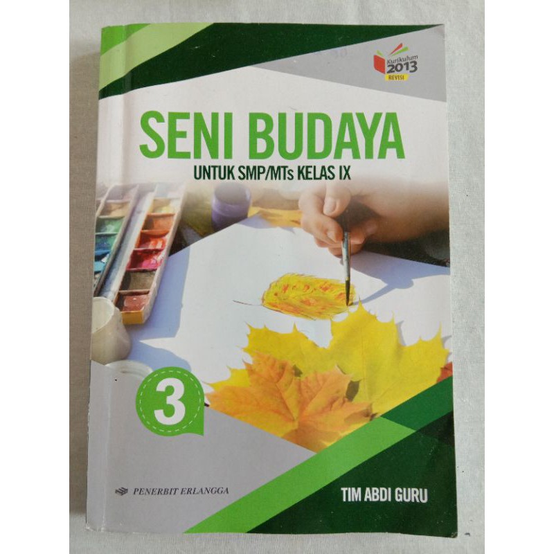 Detail Buku Seni Budaya Kelas 9 Penerbit Erlangga Nomer 4