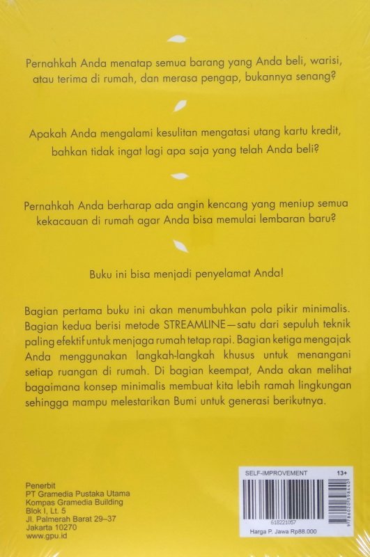 Detail Buku Seni Hidup Minimalis Nomer 7