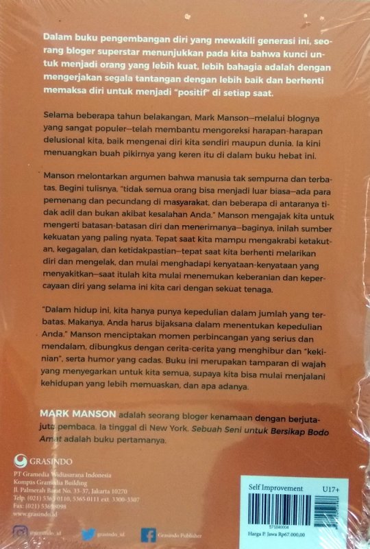 Detail Buku Seni Untuk Bersikap Bodo Amat Nomer 19