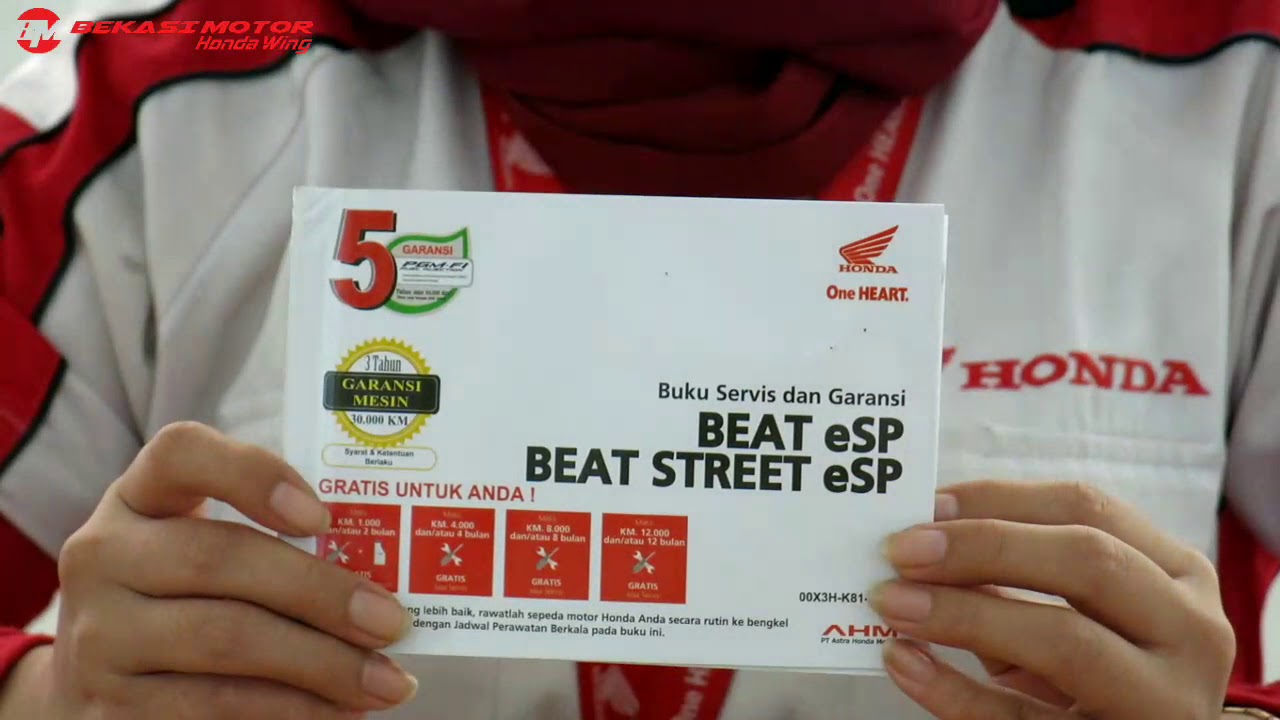 Detail Buku Service Honda Beat Nomer 5