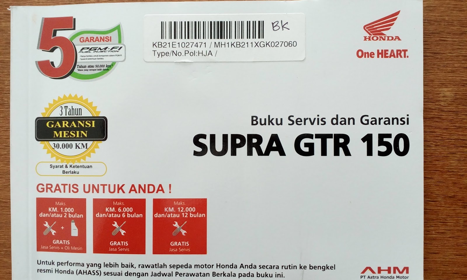 Detail Buku Service Honda Scoopy Nomer 13