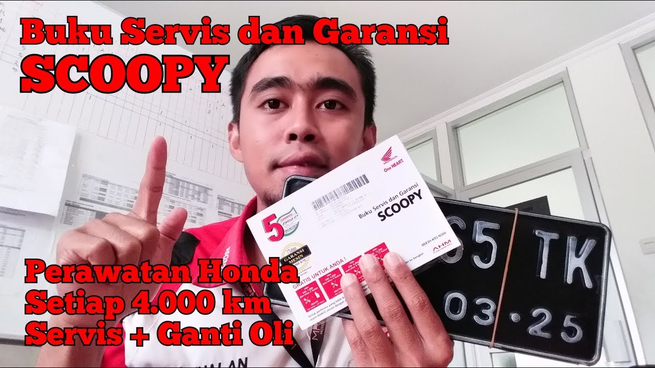 Detail Buku Servis Motor Honda Nomer 3