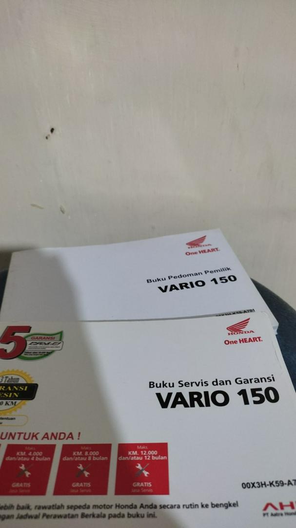 Detail Buku Servis Motor Honda Nomer 38