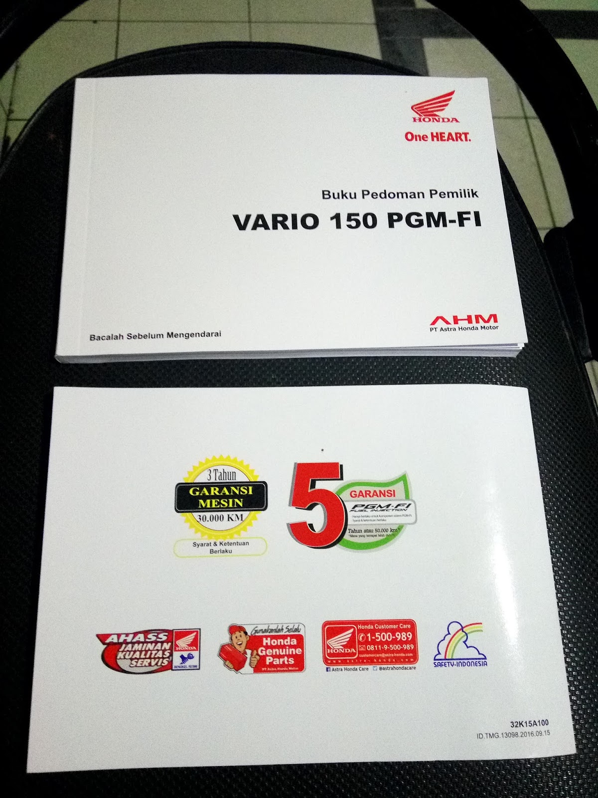 Detail Buku Servis Motor Honda Nomer 47