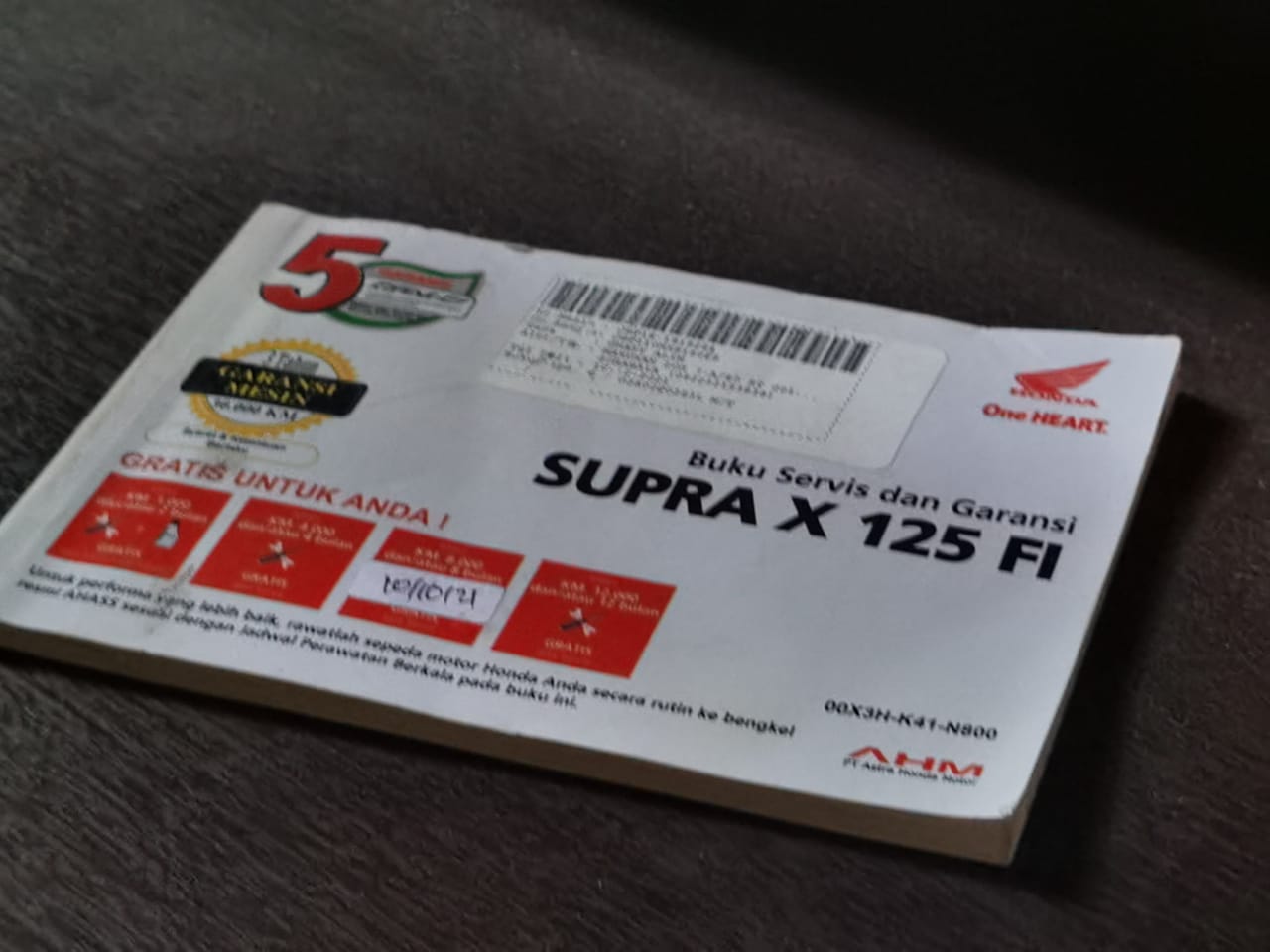 Detail Buku Servis Motor Honda Nomer 51