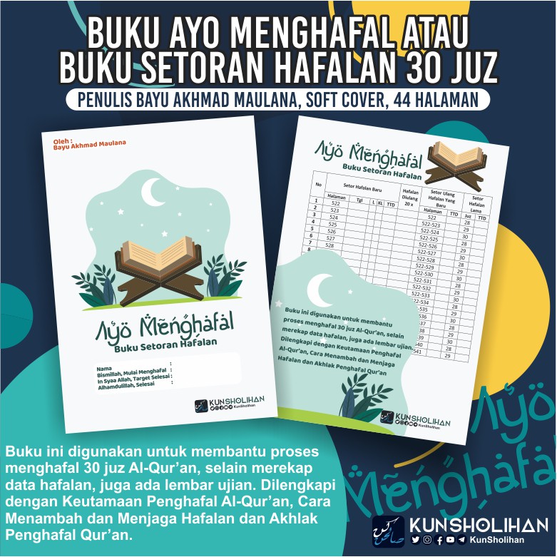 Detail Buku Setoran Tahfidz Nomer 15