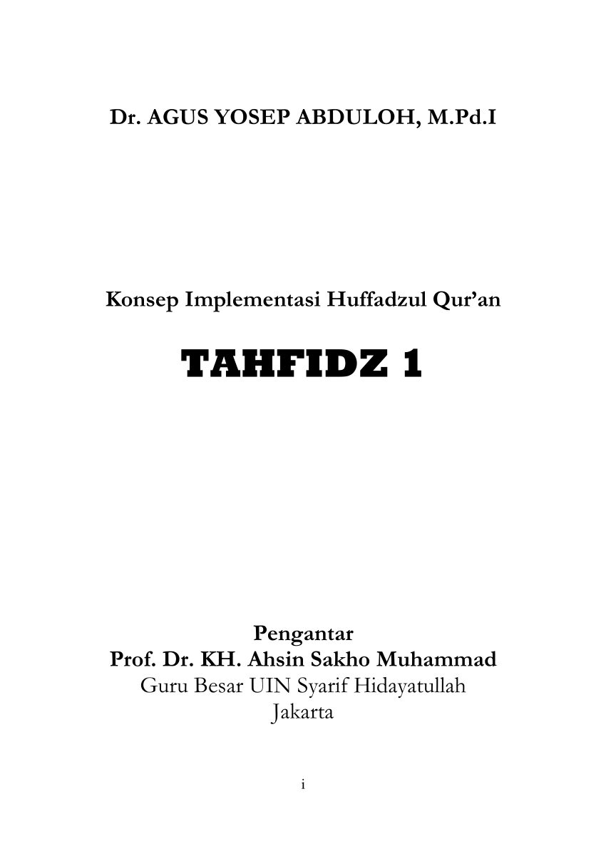 Detail Buku Setoran Tahfidz Nomer 38