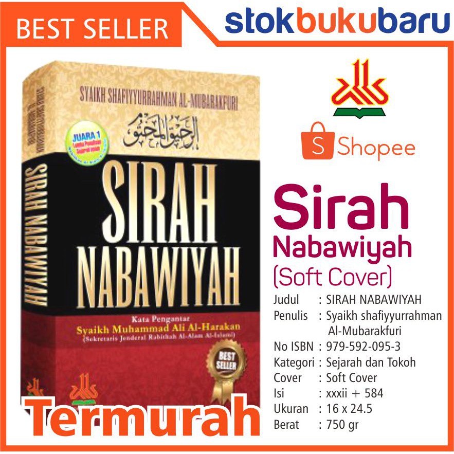 Detail Buku Sirah Nabawiyah Syaikh Shafiyyurrahman Al Mubarakfuri Nomer 5