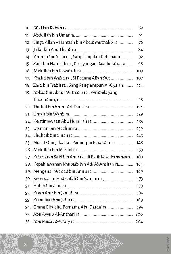 Detail Buku Sirah Sahabat Rasulullah Nomer 37