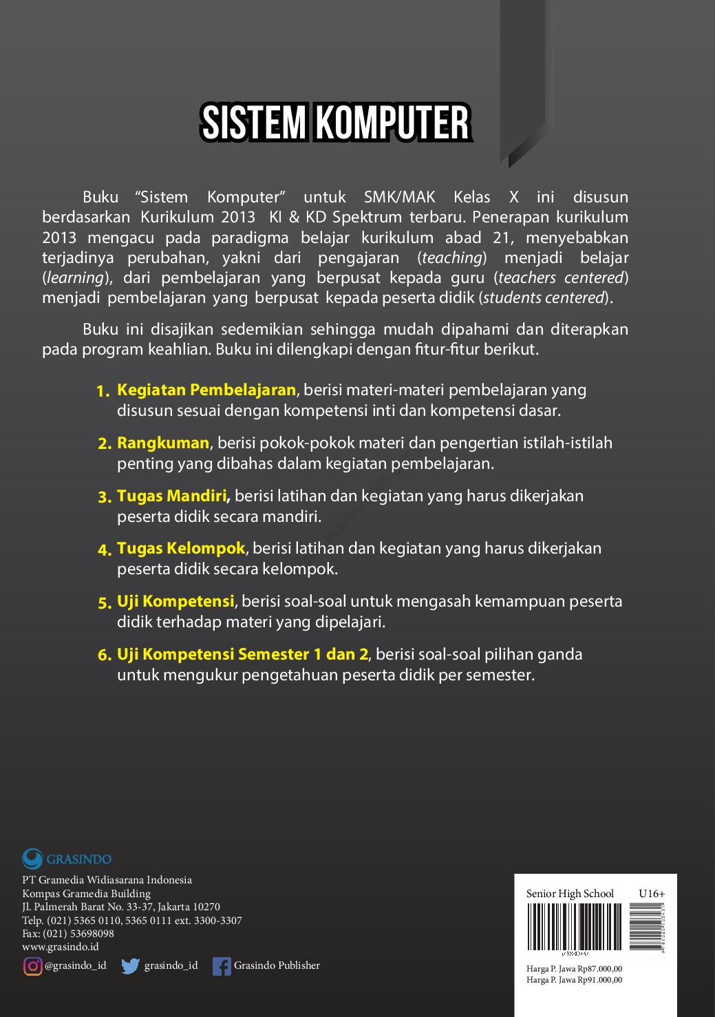 Detail Buku Sistem Operasi Kelas X Nomer 39