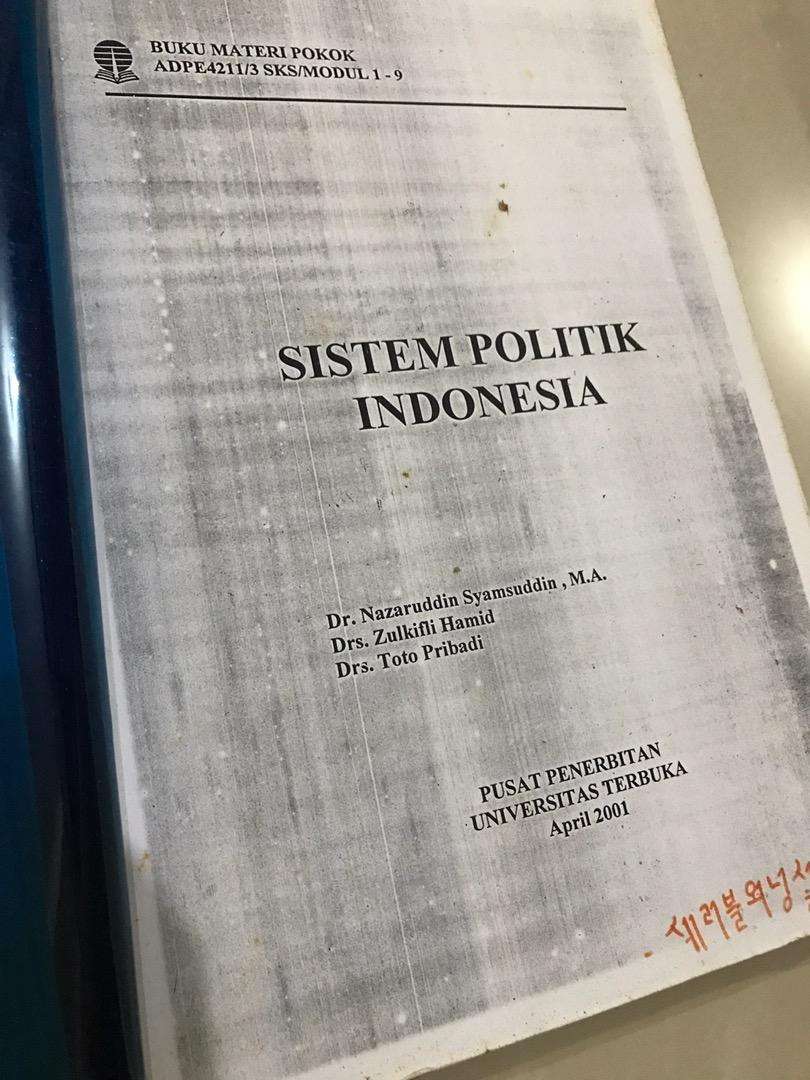 Detail Buku Sistem Politik Indonesia Nomer 43