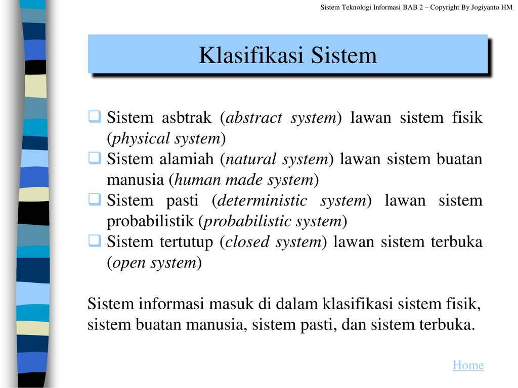 Detail Buku Sistem Teknologi Informasi Jogiyanto Nomer 11