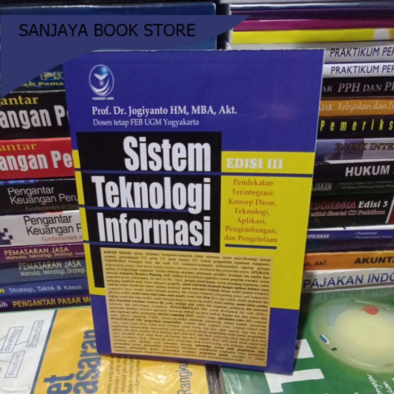 Detail Buku Sistem Teknologi Informasi Jogiyanto Nomer 8